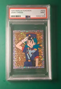 1999 MERLIN POKEMON #S32 JENNY-PRISM PSA MINT 9 - Image 1