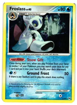Pokemon TCG Froslass Arceus 2/99 Holo LP - Image 1