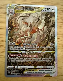 Pokemon TCG Crown Zenith Galarian Gallery: Hisuian Zoroark VSTAR GG56/GG70 Holo - Image 1