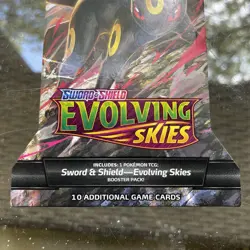 Pokemon Evolving Skies TCG Sleeved Booster Pack Brand New Factory Sealed - Image 4