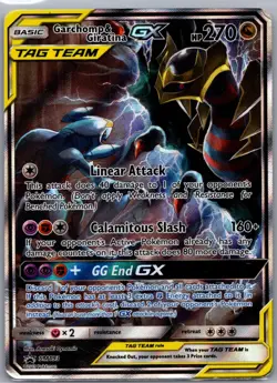 Garchomp & Giratina GX - SM193 Holo Promo Sun & Moon Promo Pokemon LP - Image 1