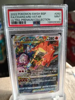 Charizard VSTAR SWSH 262 Ultra Premium Collection Promo PSA 9 Pokemon TCG - Image 1