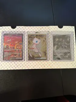Pokemon TCG - 151 UPC Promo Set Mew SVP053, Mew ex 205/165, Mewtwo SVP052 Sealed - Image 1
