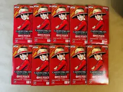 10x - One Piece TCG OP-13 Carrying On His Will Sleeved Booster Pack Lot English - Image 1