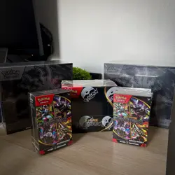 Pokemon Center Mega Evolution Pitch Black ETB x2, Booster Bundle x2 and Box - Image 2