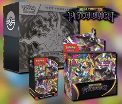 Pokemon Center Mega Evolution Pitch Black ETB x2, Booster Bundle x2 and Box - Image 3