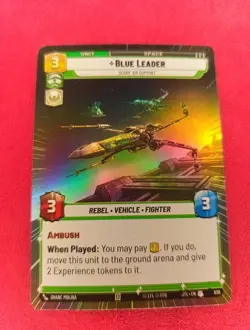 Blue Leader - Uncommon Hyperspace Foil- JTL 96/262 NM - Star Wars Unlimited - Image 1
