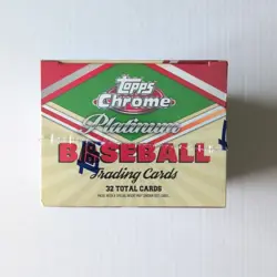 Topps 2025 Chrome Platinum Baseball MLB Trading Cards Sealed Box - 32 Cards - Image 2