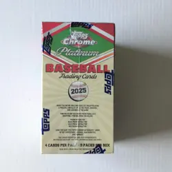 Topps 2025 Chrome Platinum Baseball MLB Trading Cards Sealed Box - 32 Cards - Image 3