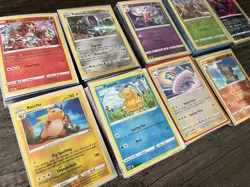225+ Lot of REVERSE HOLO ASWSH Era Pokemon TCG Cards NM SLEEVED - Image 1