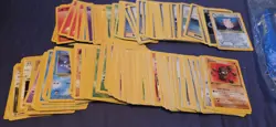 Vintage 1999 Pokemon Playmat And Trading Cards With Game Style, Pikachu Book - Image 1