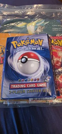 Vintage 1999 Pokemon Playmat And Trading Cards With Game Style, Pikachu Book - Image 4