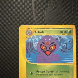 Pokemon Arbok 35/165 Expedition Base Set Non-Holo Rare Card - Image 2