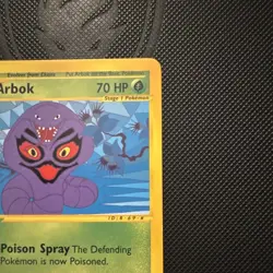 Pokemon Arbok 35/165 Expedition Base Set Non-Holo Rare Card - Image 3