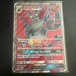 Pokemon Incineroar GX SM38 Sun & Moon JUMBO/OVERSIZED Holo Black Star Promo - Image 1
