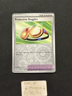 Pokemon ENGLISH - 151 - Protective Goggles - 164/165 - Reverse Holo - M/NM - Image 1