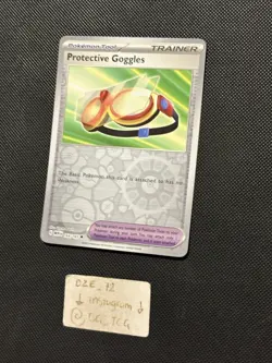 Pokemon ENGLISH - 151 - Protective Goggles - 164/165 - Reverse Holo - M/NM - Image 4
