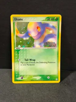 Pokemon EKANS 55/109 Team Rocket HOLO Playing Card TCG ** L@@K ** - Image 1