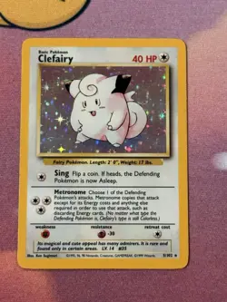 Pokemon Base Set 2 Clefairy Holo Rare Card 6/130 LP - Image 1
