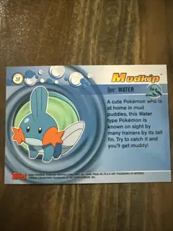 MUDKIP Nintendo POKEMON Advanced 2003 Non-Holo TOPPS Trading Card #58 NM - Image 2