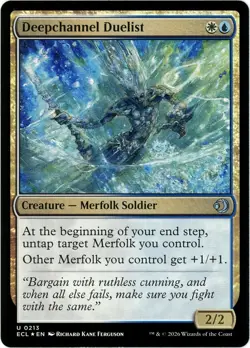 Deepchannel Duelist (Foil) - 0213 - Lorwyn Eclipsed ECL - MTG - NM/M - Image 1