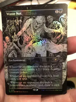 MTG Waste Not (Foil) [Secret Lair Drop Series​, Near Mint] - Image 1