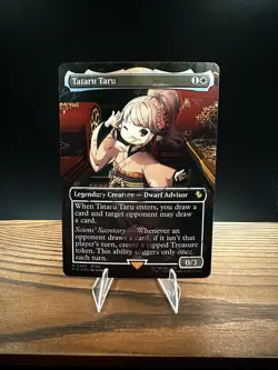 Tataru Taru (Borderless) (Chocobo Track Foil) Commander: Final Fantasy Foil, MTG - Image 1