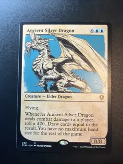 Ancient Silver Dragon (Showcase) Commander Legends: Battle for Baldur's Gate re - Image 1