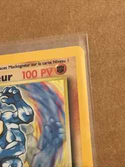 1999 Pokemon FRENCH 1st Edition Base Set Mackogneur-Machamp Holo 8/102 - Image 2