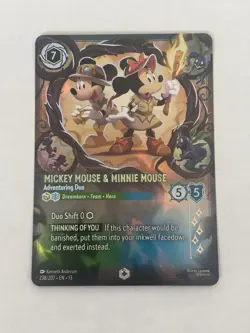 Disney Lorcana Mickey Mouse & Minnie Mouse Adventuring Duo Enchanted - Image 3