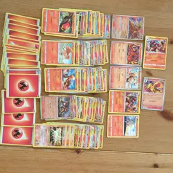 Pokemon TCG Lot - 80 cards - mixed Fire Type. Including 20 Energy - Image 2