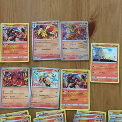 Pokemon TCG Lot - 80 cards - mixed Fire Type. Including 20 Energy - Image 5