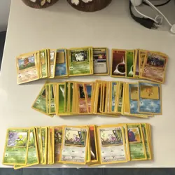 Large Vintage Pokemon Card Lot Of 200+ Base, Jungle, Fossil Common/Uncommon - Image 1