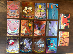 Vintage 1999 Topps Pokemon Card Foil Lot 14 Cards Charmeleon Chansey Vileplume - Image 1