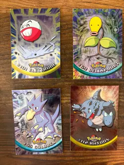 Vintage 1999 Topps Pokemon Card Foil Lot 14 Cards Charmeleon Chansey Vileplume - Image 3