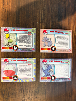 Vintage 1999 Topps Pokemon Card Foil Lot 14 Cards Charmeleon Chansey Vileplume - Image 5