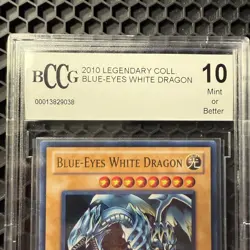 2010 Yugioh Limited Edition Blue Eyes White Dragon (Legendary Coll) BCCG 10 - Image 3