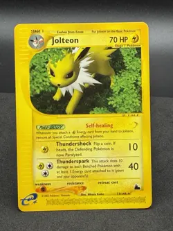 JOLTEON 13/144 Skyridge NON-HOLO rare E-Series / E-Reader Pokemon TCG card - Image 1