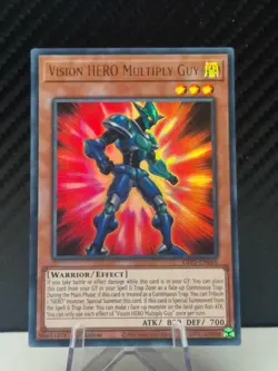 Vision HERO Multiply Guy GFP2-EN056 1st Edition Ultra Rare :YuGiOh Trading Card - Image 1