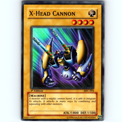 Yugioh X-Head Cannon MFC-004 1st Edition Super Rare Holo - LP 💎 - Image 1