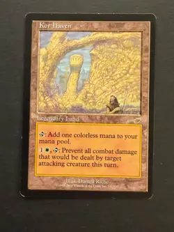Kor Haven Nemesis LP/MP MTG Magic the Gathering j - Image 1