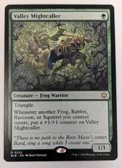 Valley Mightcaller Bloomburrow - MTG RARE - Image 1