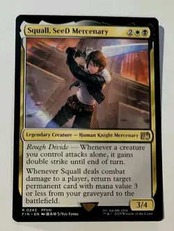 Squall, SeeD Mercenary Final Fantasy - MTG RARE - Image 1