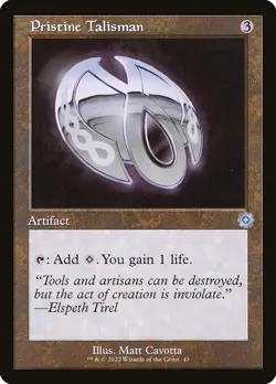 NM Foil Pristine Talisman, MTG, The Brothers' War Retro Artifacts, Magic, 43 - Image 1