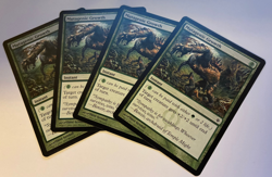 4X MTG Magic the Gathering Mutagenic Growth New Phyrexia NM Playset - Image 1
