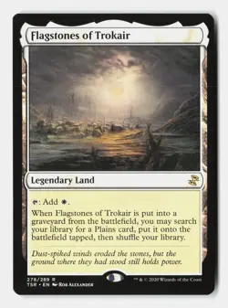 Flagstones of Trokair 278 Rare Time Spiral: Remastered Magic: The Gathering NM - Image 1