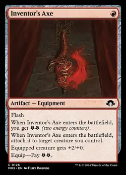 Inventor's Axe x4 4x Modern Horizons 3 NM MTG - Image 1