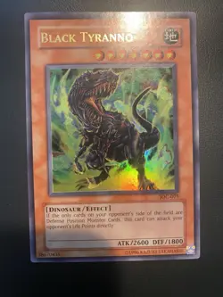Vintage Yugioh 2003 Black Tyranno IOC-075 NM/VLP Original Print - Image 1