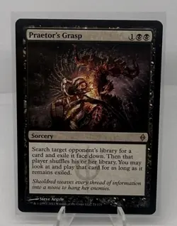 MTG - Praetor's Grasp - M/NM - New Phyrexia - Magic The Gathering - Image 1
