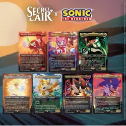 Magic The Gathering Secret Lair Sonic Friends & Foes NON-FOIL New Free Shipping - Image 1